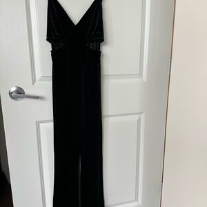 Black Velvet Jumpsuit